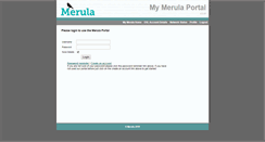 Desktop Screenshot of portal.merula.net