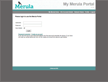 Tablet Screenshot of portal.merula.net